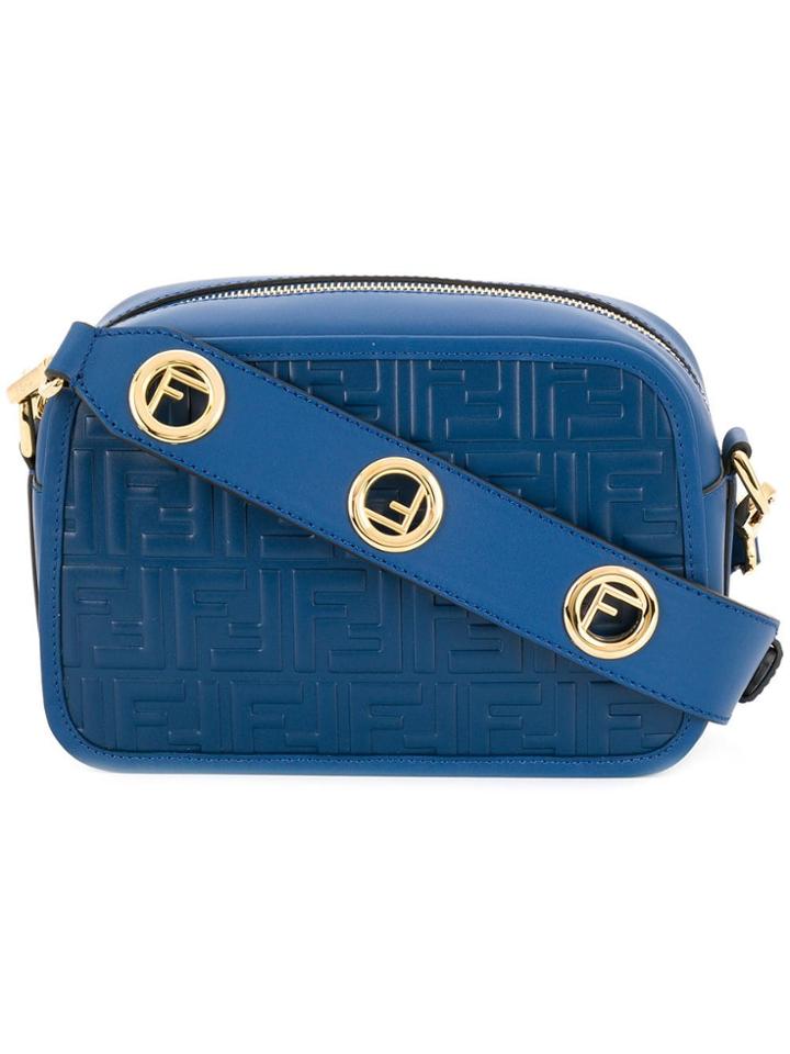 Fendi Ff Camera Logo Bag - Blue