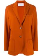 Harris Wharf London Long Sleeve Knitted Blazer - Orange