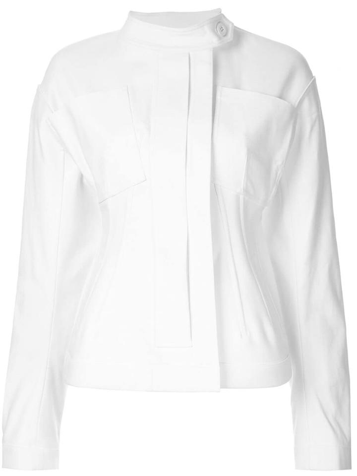 Jil Sander Fitted Jacket - White