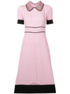 Nº21 Embellished Collar Dress - Pink