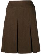 Chanel Vintage 1997's Pleated Skirt - Brown