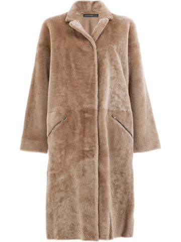 32 Paradis Sprung Frères Reversible Coat - Brown