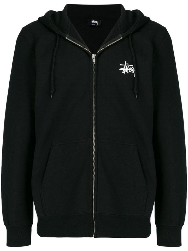 Stussy Hooded Sweatshirt - Black