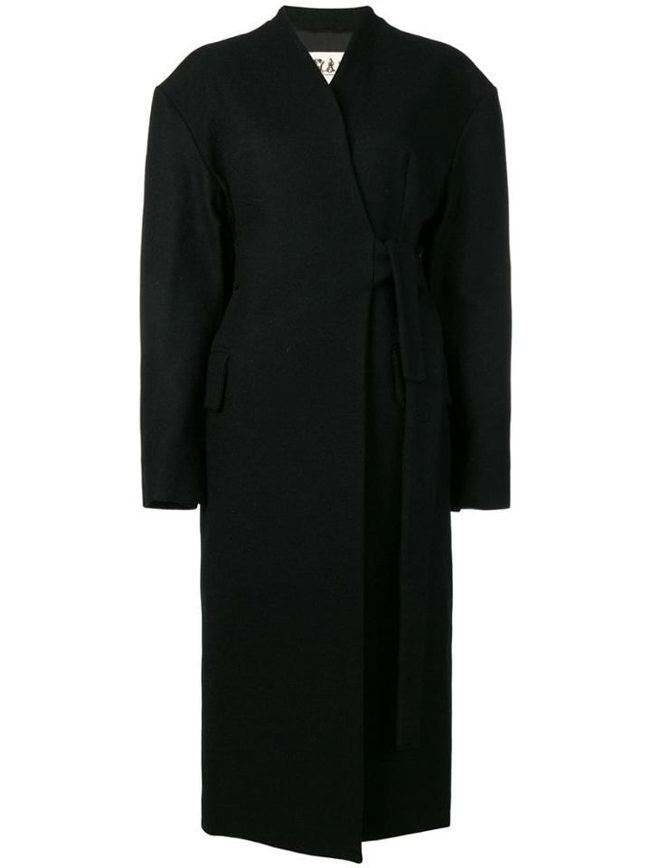 A.w.a.k.e. Longline Coat - Black