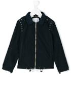 No21 Kids - Zipped Lightweight Jacket - Kids - Cotton/polyester - 6 Yrs, Blue