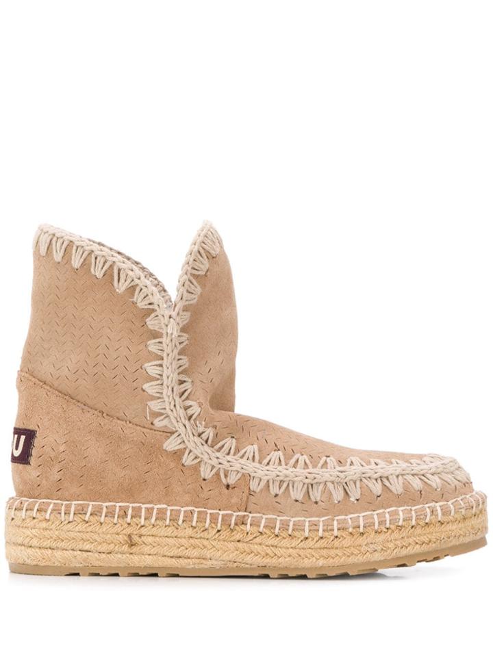 Mou Eskimo Ankle Boots - Neutrals