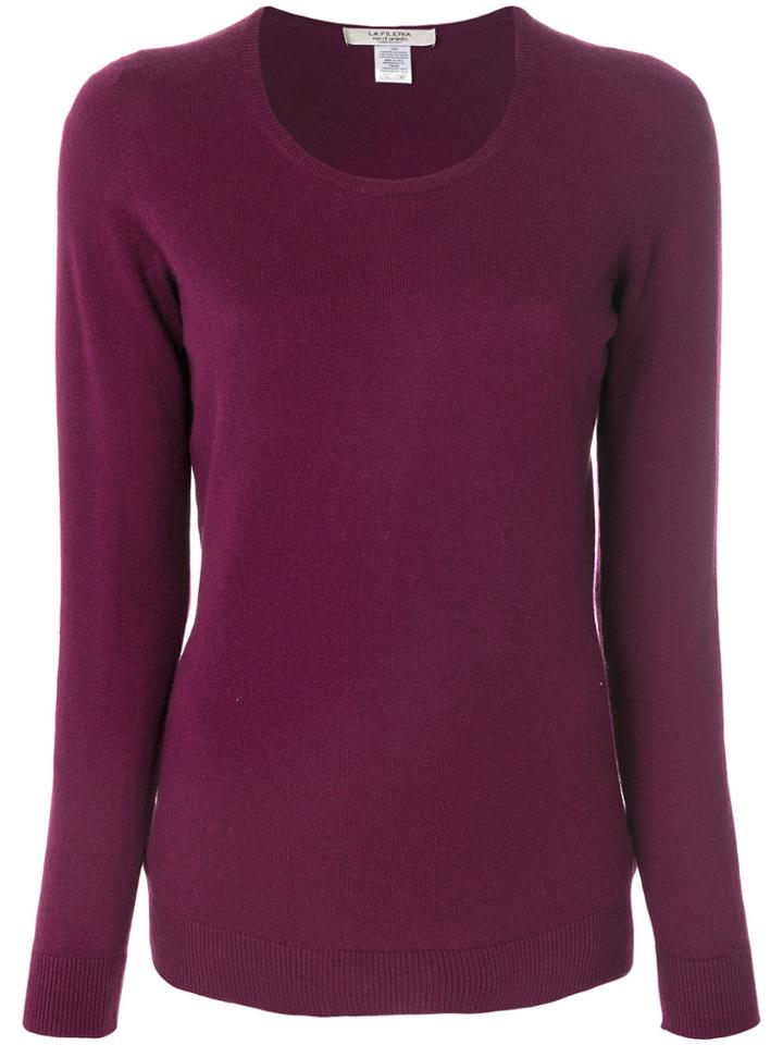 La Fileria For D'aniello Cashmere Jumper - Pink & Purple