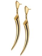 Shaun Leane Knife Edge Tusk Earrings - Metallic