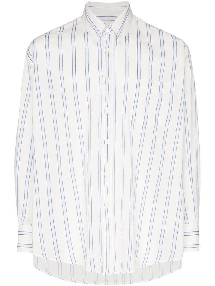 Our Legacy Less Borrowed Striped Shirt - Blue