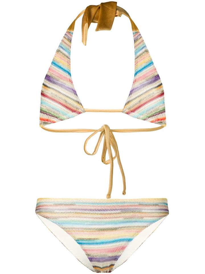 Missoni Mare Knitted Style Bikini - Neutrals