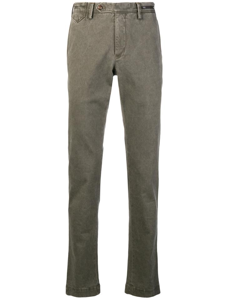 Pt01 Slim Fit Chinos - Green