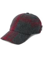 Golden Goose Deluxe Brand Check Knit Cap - Grey