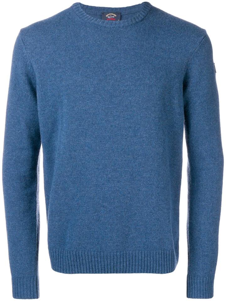 Paul & Shark Round Neck Jumper - Blue