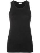 Saint Laurent Fitted Tank Top - Black