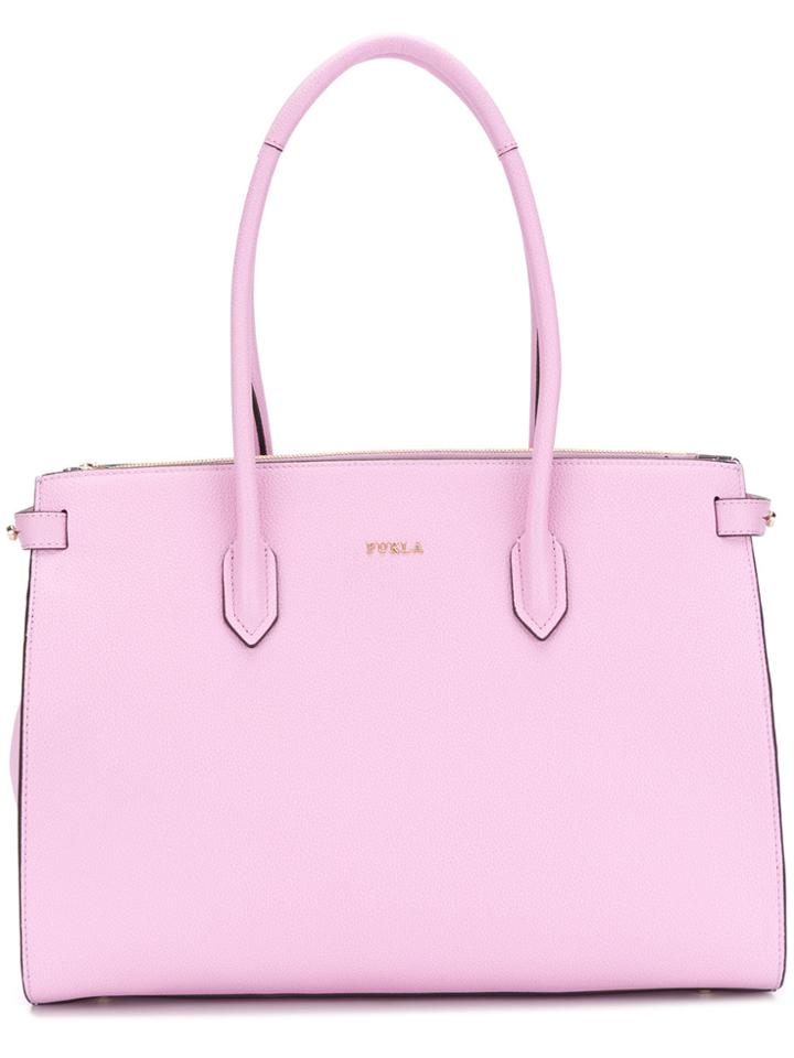 Furla Medium Pin Bag - Pink & Purple