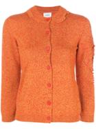 Barrie Buttoned Cardigan - Yellow & Orange