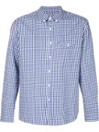 321 Gingham Check Shirt, Men's, Size: M, Blue, Cotton