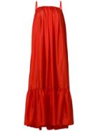 Kalita Spaghetti Strap Maxi Dress - Red