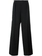 Yang Li Wide Leg Trousers, Men's, Size: 46, Black, Virgin Wool