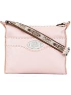 Fendi Vintage Leather Selleria Crossbody Bag - Pink