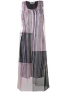 Sportmax Sheer Patchwork Design Dress - Multicolour