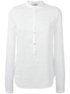 Forte Forte Button Up Top, Women's, Size: 3, White, Cotton/silk