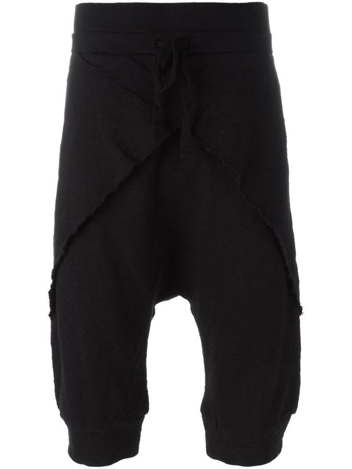 Thom Krom Drop Crotch Cropped Trousers