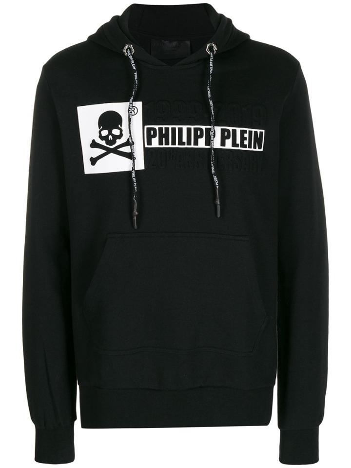 Philipp Plein Hoodie Sweatshirt Anniversary 20th - Black