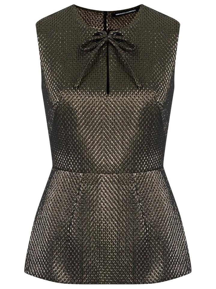 Reinaldo Lourenço Metallic (grey) Blouse, Women's, Size: 36, Polyester/metallized Polyester