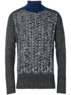 Maison Margiela Knitted Roll-neck Sweater - Grey