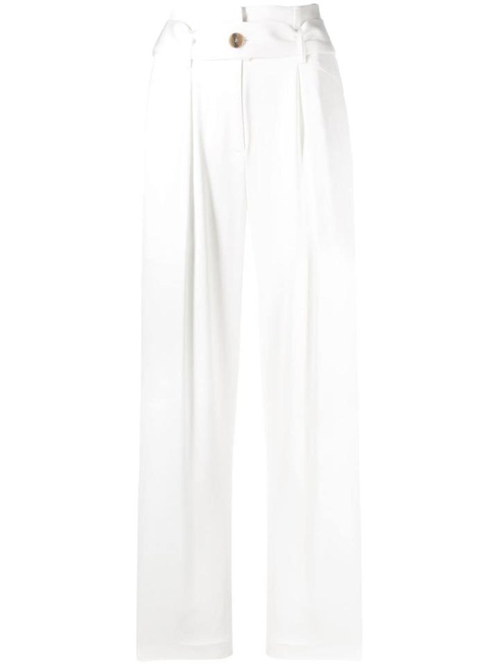 Iro Tailored Belted Trousers - White