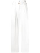 Iro Tailored Belted Trousers - White