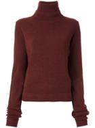 Paul Smith Turtleneck Jumper, Women's, Size: Medium, Brown, Cashmere