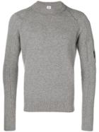 Cp Company Long-sleeve Fitted Sweater - Grey