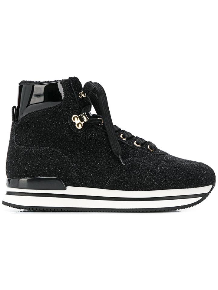 Hogan Platform Hi-top Sneakers - Black