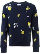 Ami Alexandre Mattiussi Embroidered Lemon Sweatshirt