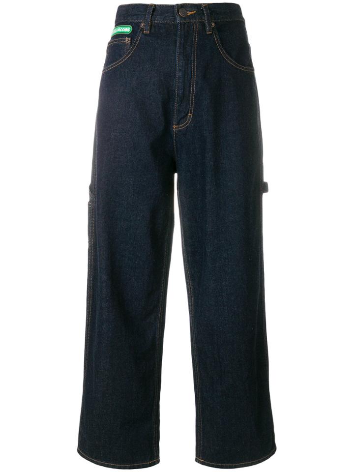 Marc Jacobs Cropped Turn-up Jeans - Blue