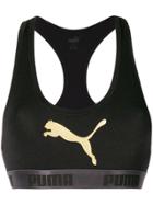 Puma Logo Sports Bra - Black