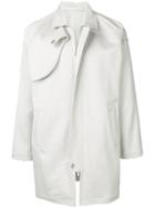 Mackintosh 0004 Off White Cotton 0004 Worker Trench Coat