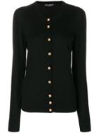 Dolce & Gabbana Dog Button Cardigan - Black
