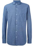 Aspesi Chambray Shirt, Men's, Size: 40, Blue, Cotton