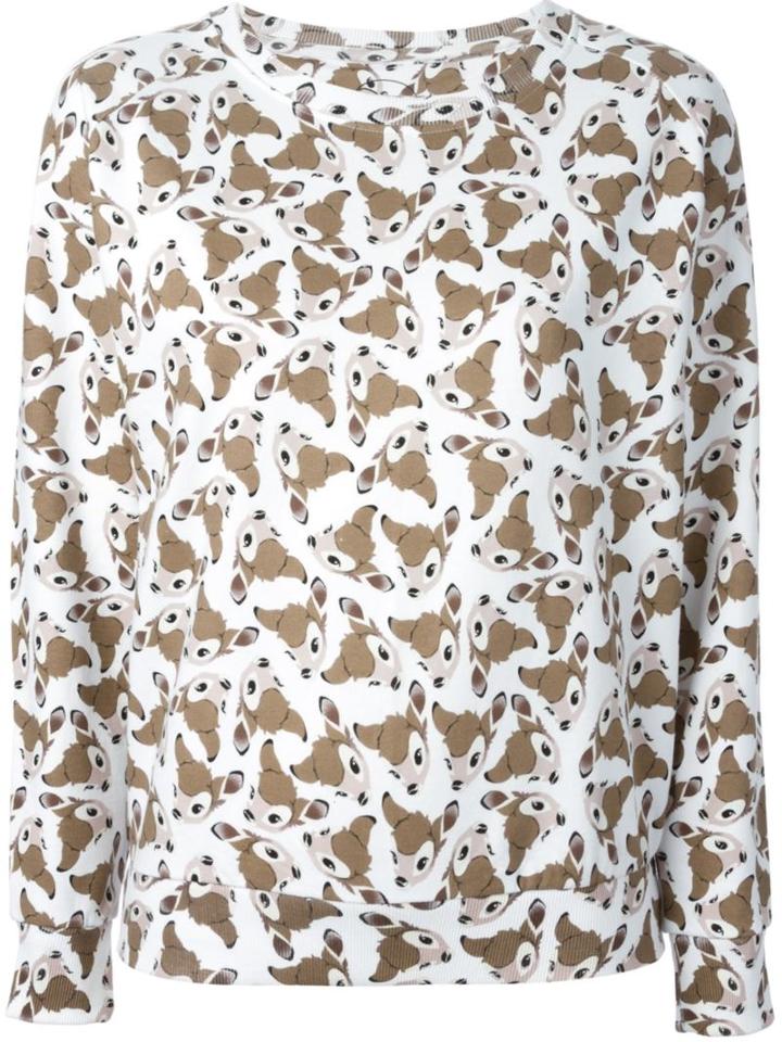 Eleven Paris All Over Bambi Print Sweatshirt