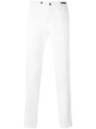 Pt01 'evo' Fit Trousers, Men's, Size: 54, White, Cotton/linen/flax