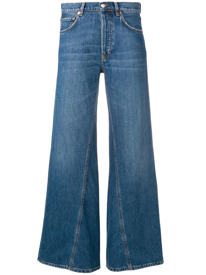 Ganni Flared Jeans - Blue