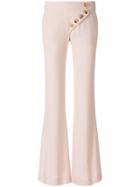 Chloé Fluid Flared Trousers - Nude & Neutrals