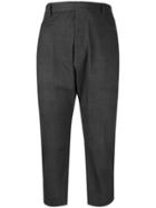R13 Tailored Dropped Crotch Trousers - Grey