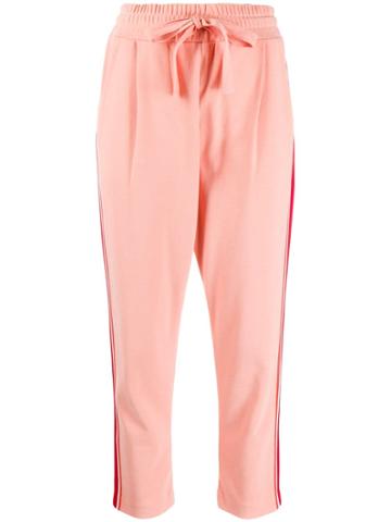 Chinti & Parker Cropped Sweatpants - Pink