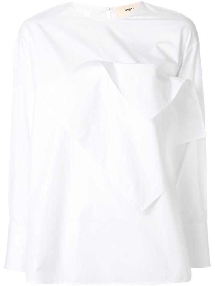 Ports 1961 Ruffled Blouse - White