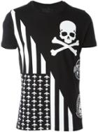 Philipp Plein 'go Home' T-shirt, Men's, Size: Large, Black, Cotton