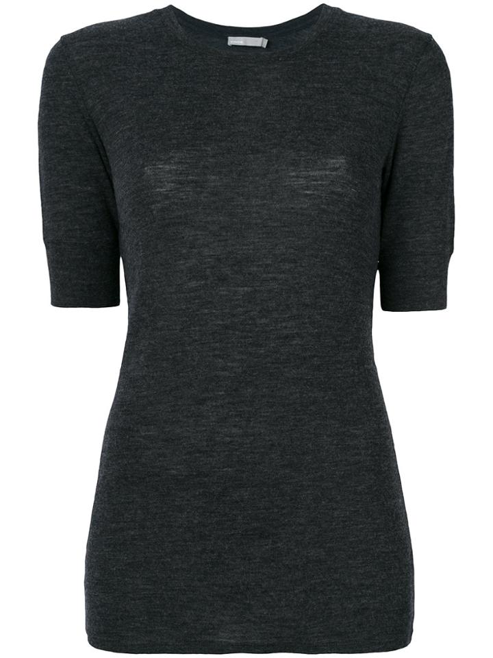 Vince Dark Heather Sweatshirt - Grey